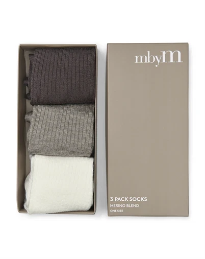 Mbym - Vione-M 3-Pack Strømper - Colour Mix